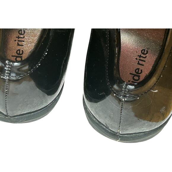 Stride Rite Girls Patent Leather Shoes Mary Jane Party Dress Black US 10W UK 9.5 - Picture 7 of 8